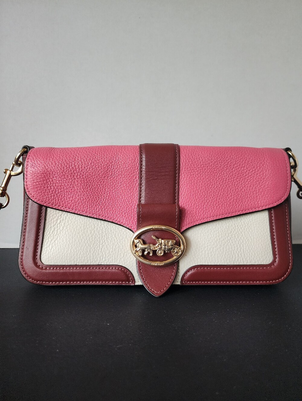 Coach Georgie Colorblock Crossbody, EUC, 2021, $398 MSRP